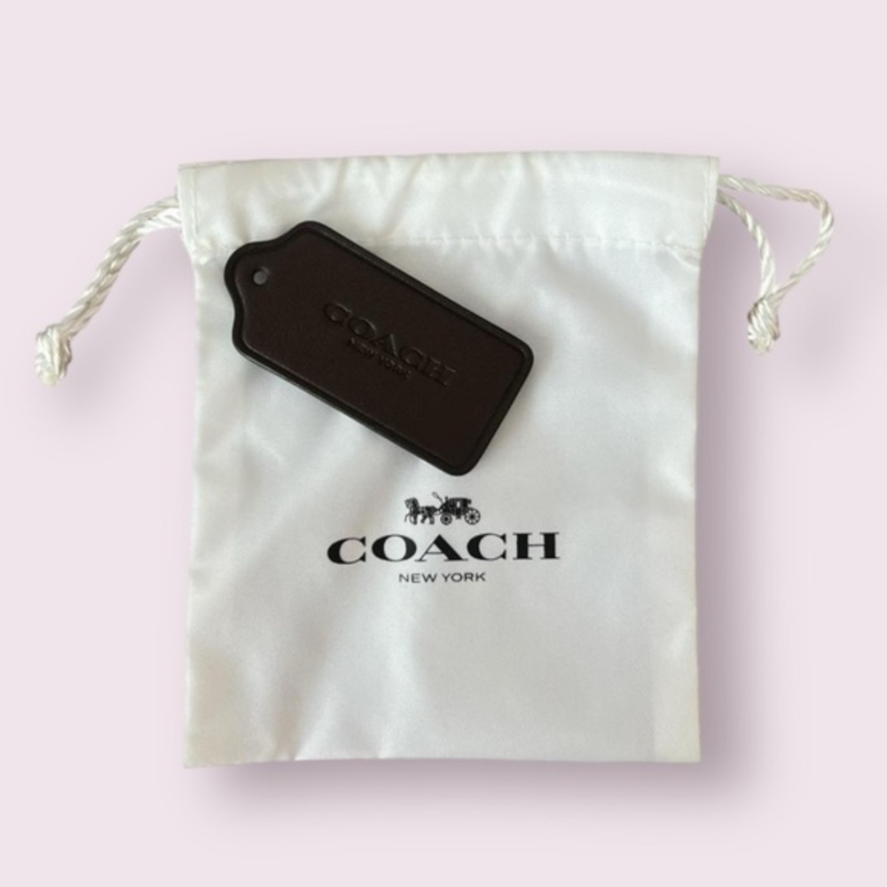 Dark Brown Coach Hangtag